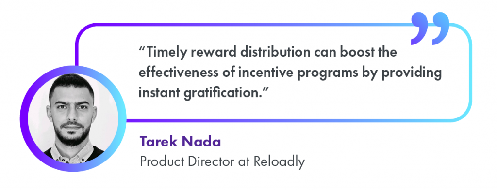 gift card incentive programs Tarek Nada reloadly